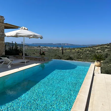 Nyaraló Mirenava Kleine Luxusvilla Gialova Navarino Bay Bei Pylos